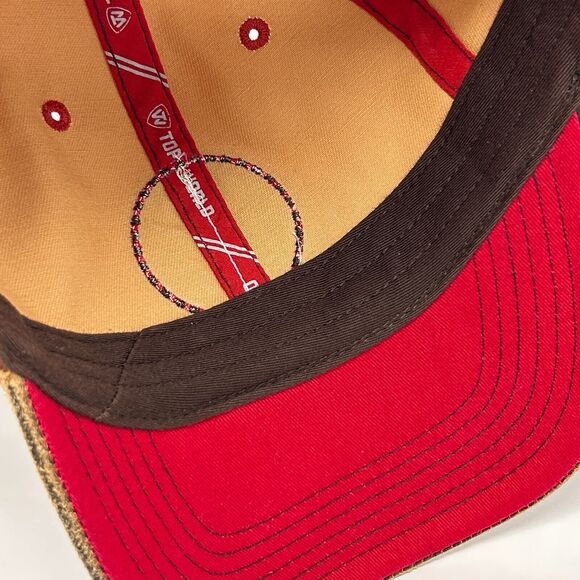 Nebraska Cornhuskers Dad Hat Baseball Cap UNL University Huskers Strapback Red - Picture 5 of 9